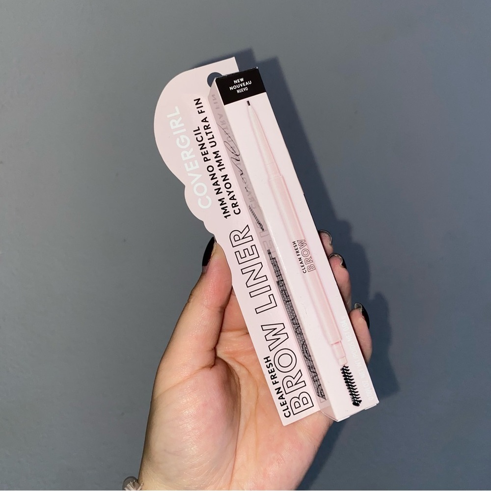 covergirl clean fresh brow liner in shade 700 black brown